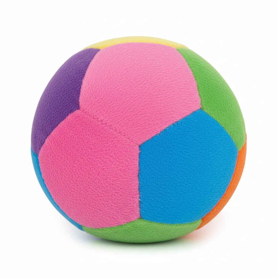 Storio Rattle Ball Plush Soft Toy Cute Kids Home Decor Boys/Girls/Baby - 10 cm