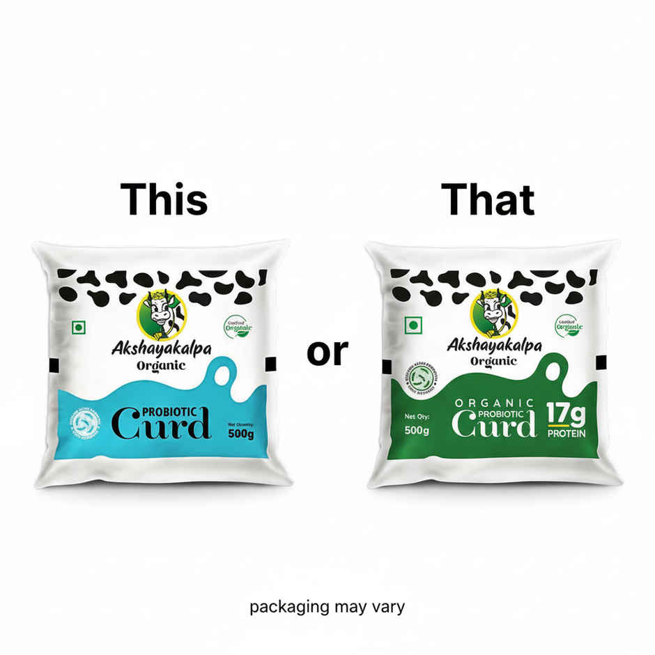 Akshayakalpa Organic Probiotic Curd Pouch Combo