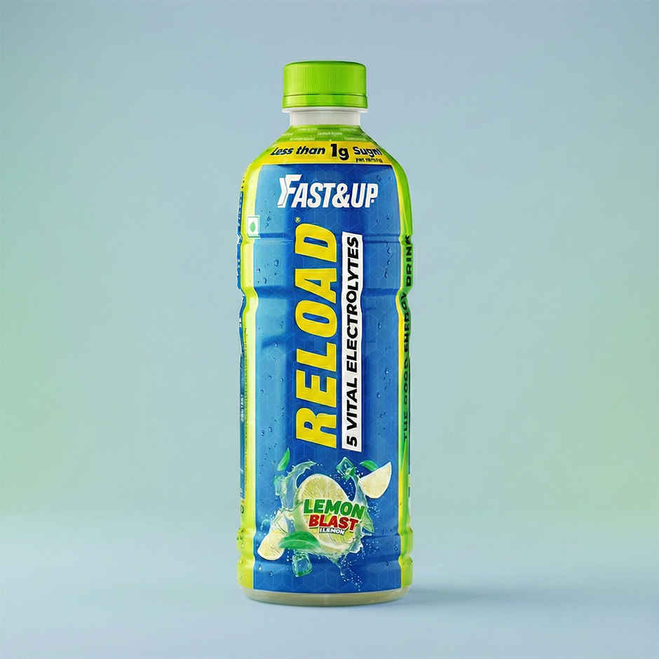 Fast&up Reload Low Sugar Hydration Energy Drink with Electrolytes | Tasty Lemon Blast