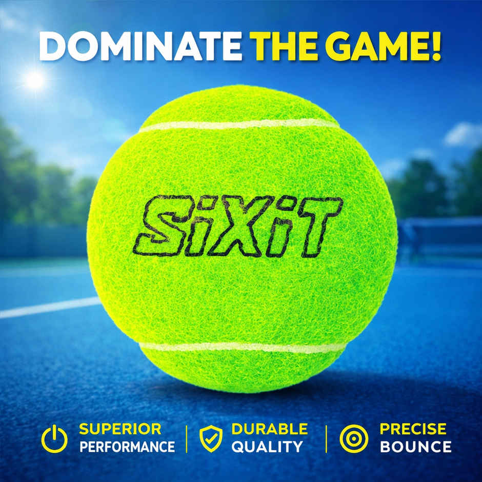 Sixit Lite Cricket Tennis Ball | Green