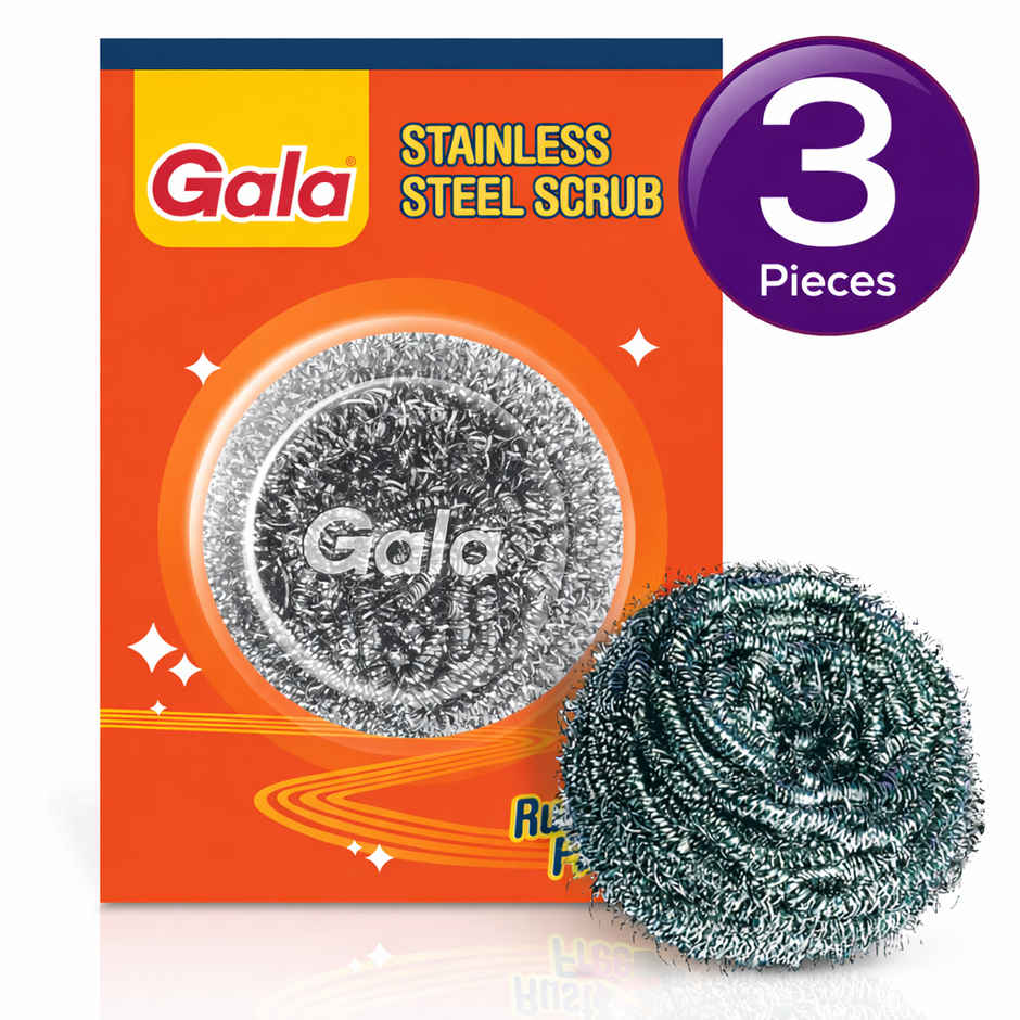 Gala Steel Scrubber Cleaner Combo