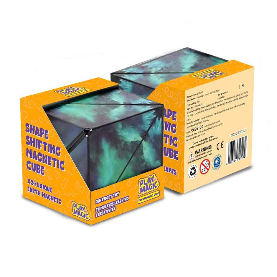WinMagic Toys Playmagic Shape Shifting Cube (Colour May Vary)