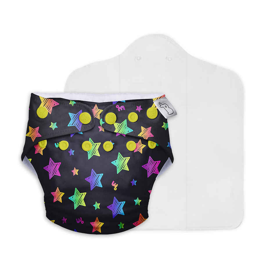 SuperBottoms New Uno Freesize Cloth Diaper For Babies 3M To 3Y Washable & Reusable Cloth Diaper