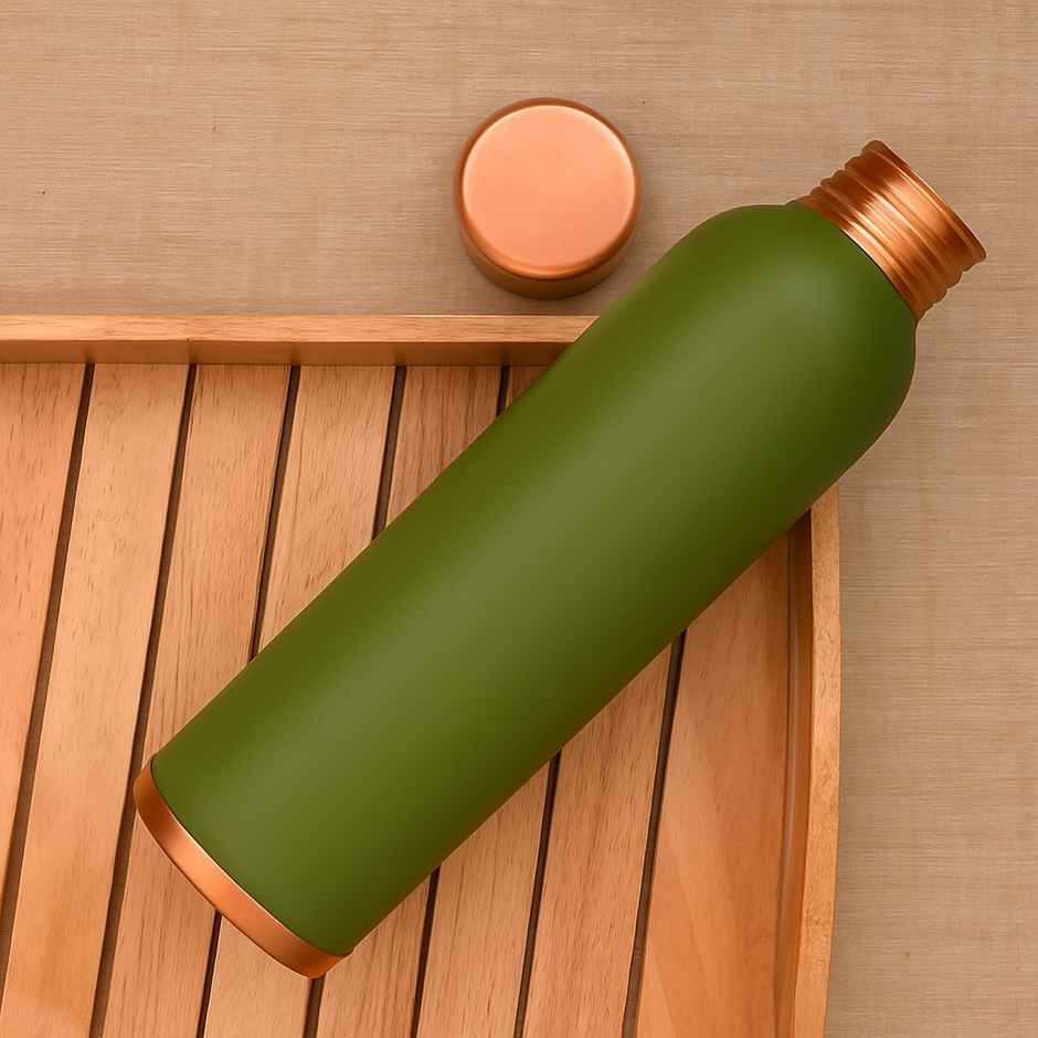 OGGN Matt Colour Copper Bottle | Olive | 950 ml