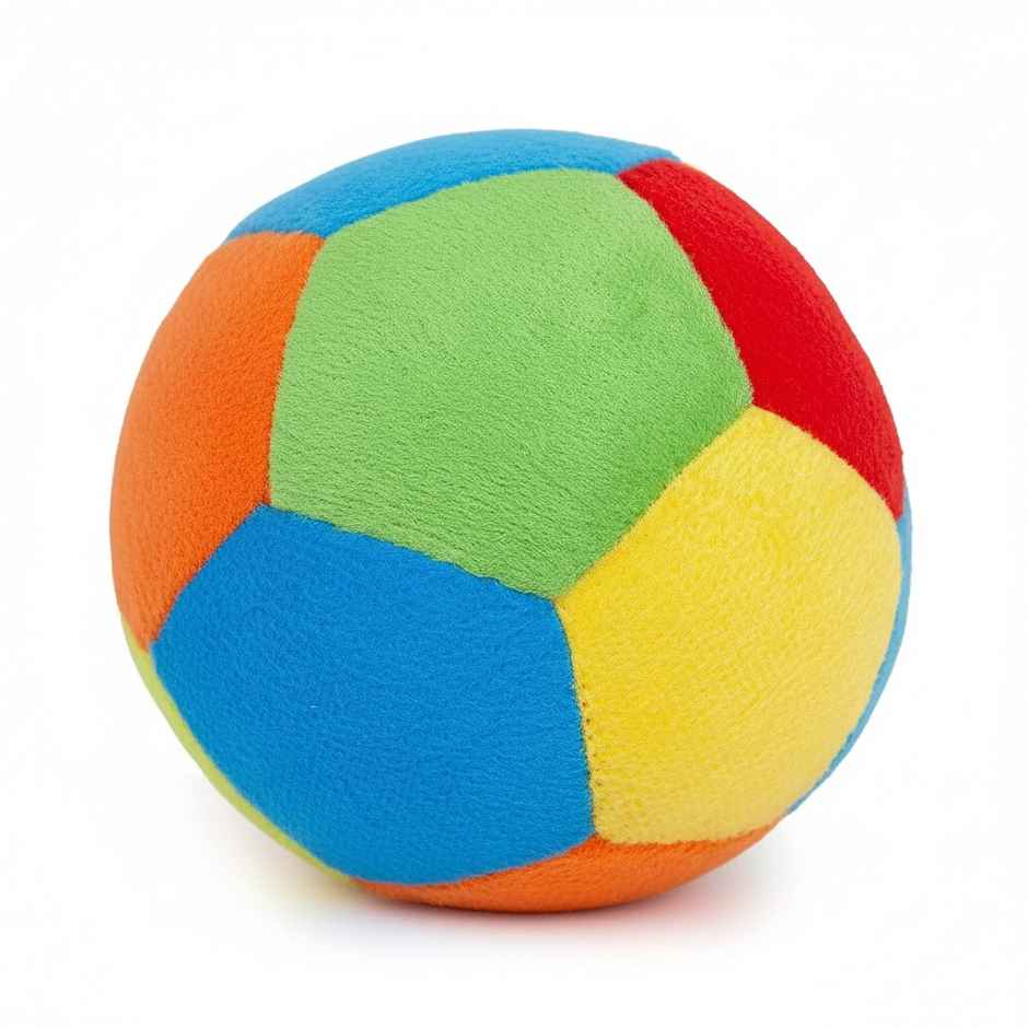Storio Rattle Ball Plush Soft Toy Cute Kids Home Decor Boys/Girls/Baby - 10 cm