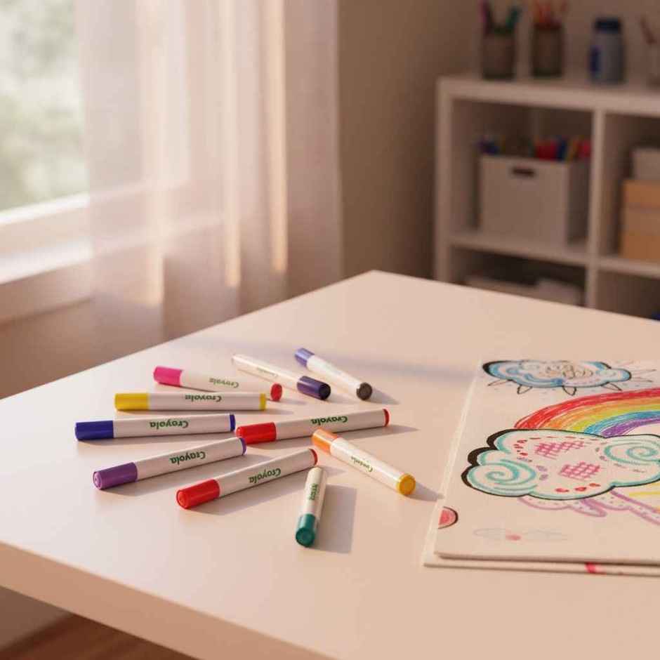 Crayola Fabric Fine Line Markers