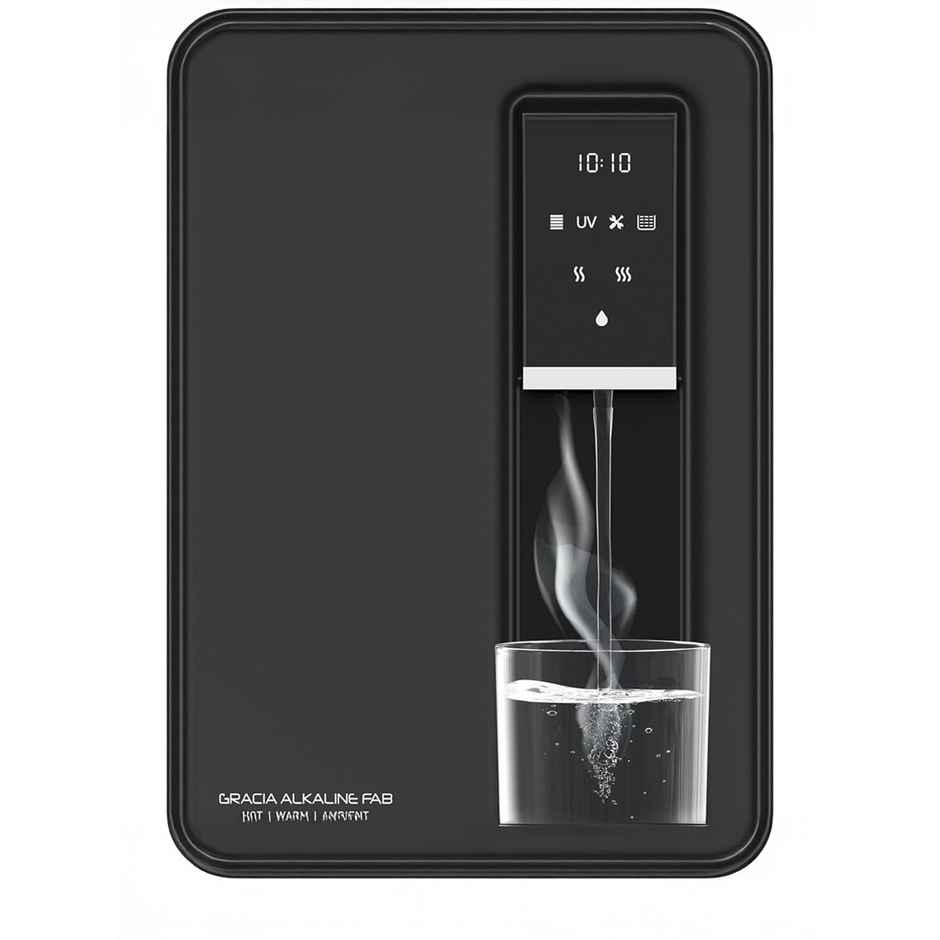 Havells Gracia Fab Alkaline Water Purifier (Black), Ro+Uv+Alkaline, 8 Stage Purification