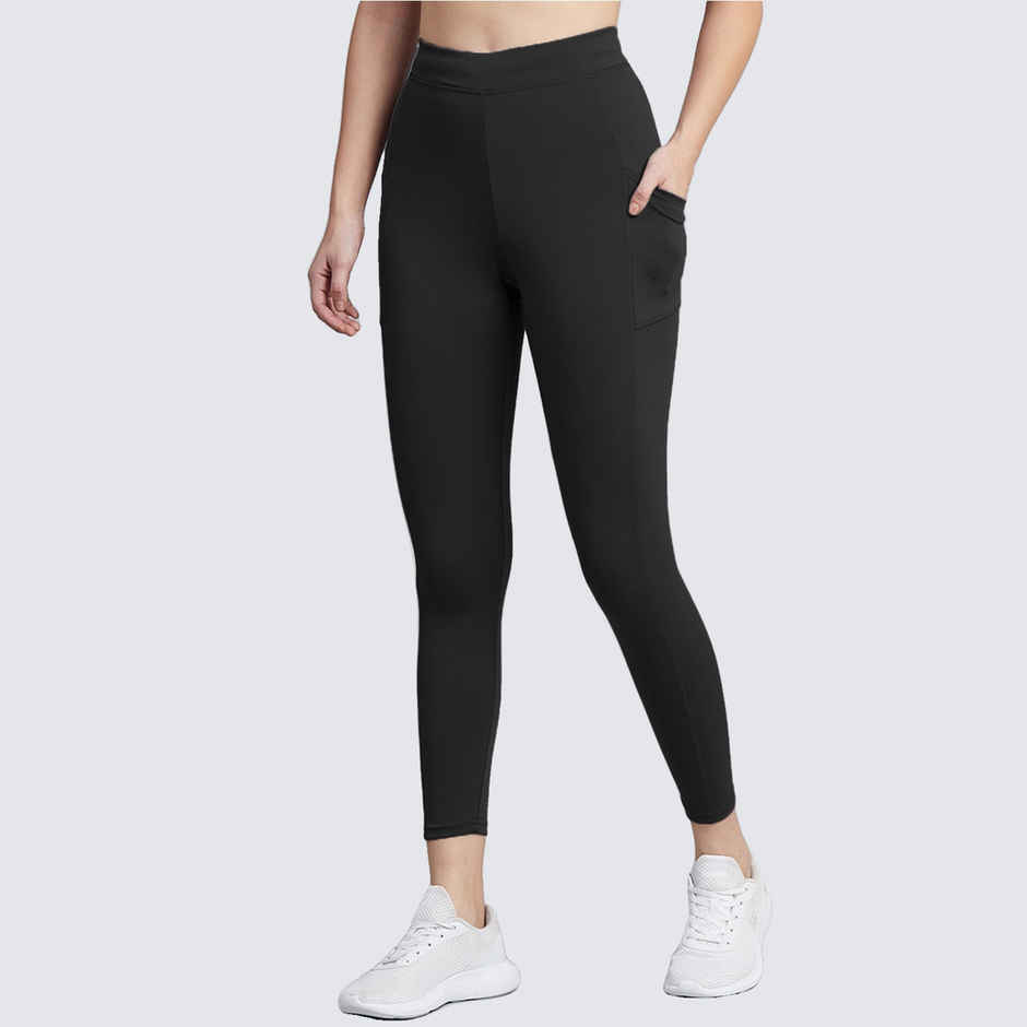Blinkin Women's Gym Pants & Tights - Black | Workout | With Side Pockets | XXl