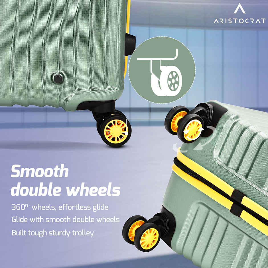 Aristocrat Vortex Plus Trolley | Thyme Green - 55 L