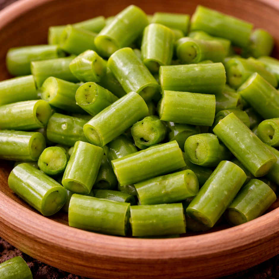Organically Grown Ring Beans Diced