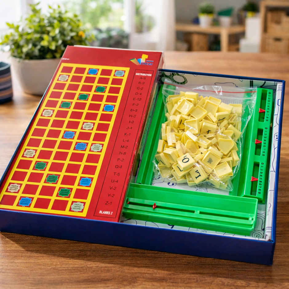 Fablue Crossword Board Game for Kids | Educational Word Puzzle Game