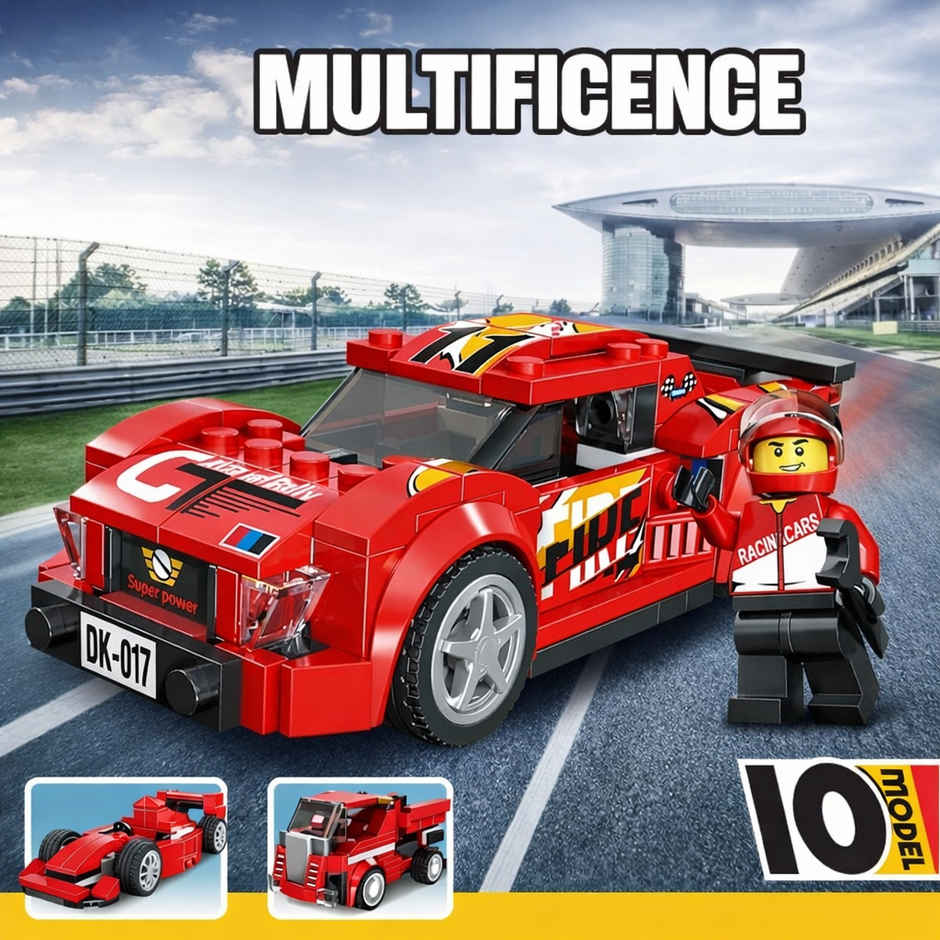 Fablue 23 in 1 Supe Car Architect Building Blocks Toy Set for Kids