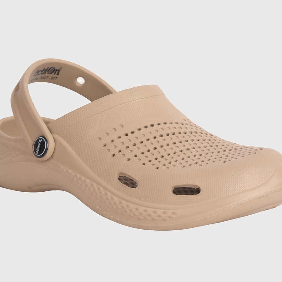 Action Women's Ontc-17 Ultra Lightweight Clogs | Trendy Colors | Air Pass Upper | Beige - UK 8