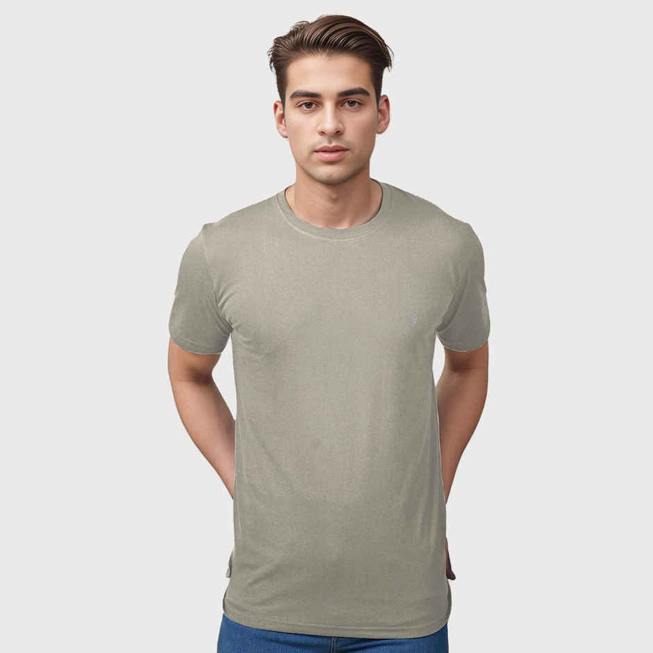 Lux Nitro Men's Round Neck T-shirt | Grey - XL