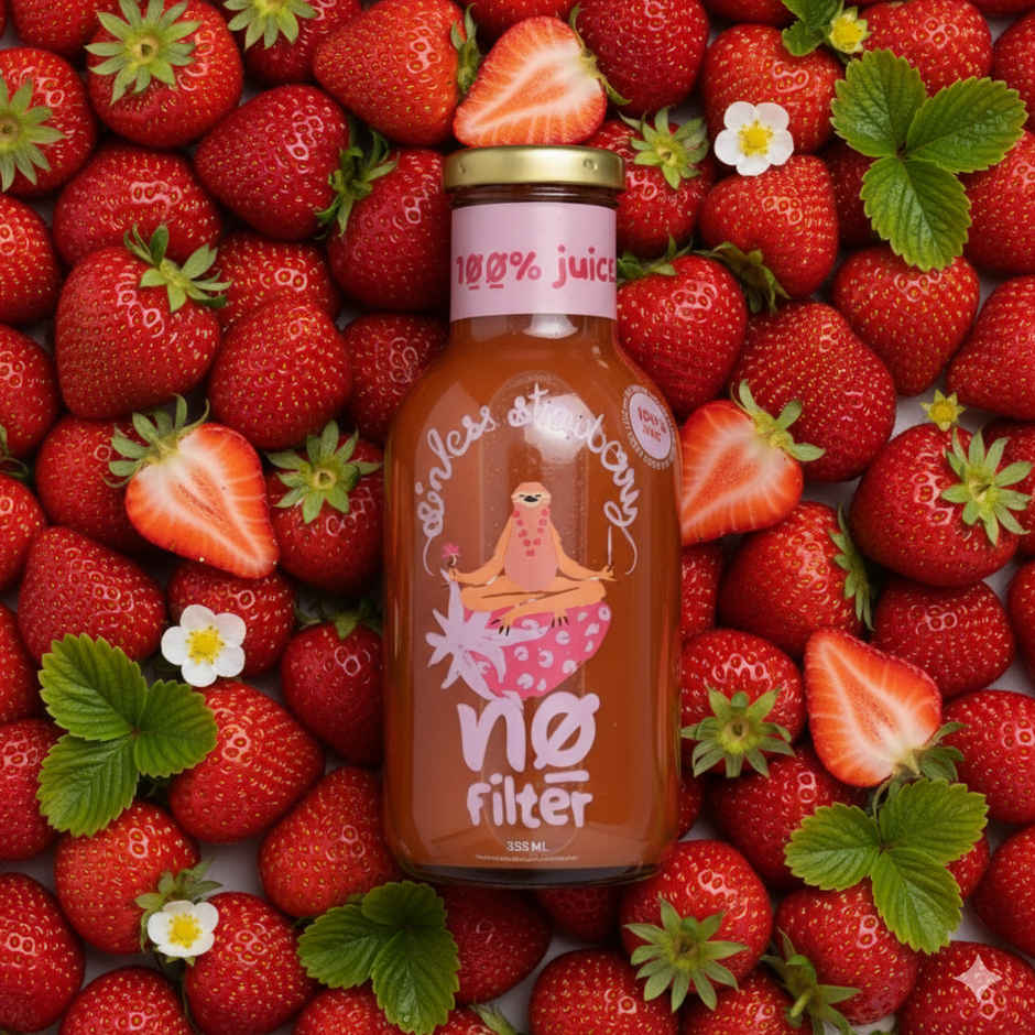 No filter Real Strawberry Juice