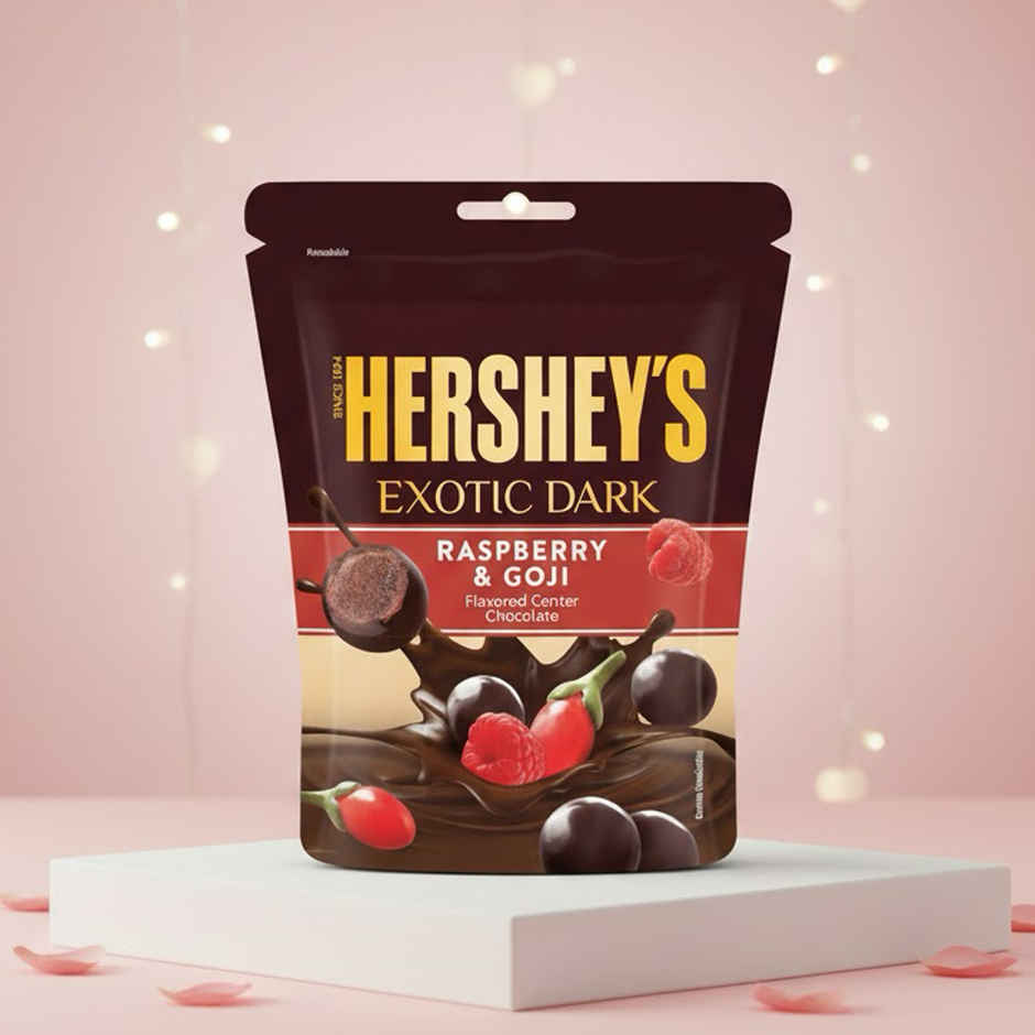 Hershey's Exotic Raspberry And Goji Dark Chocolate Share Bag Combo
