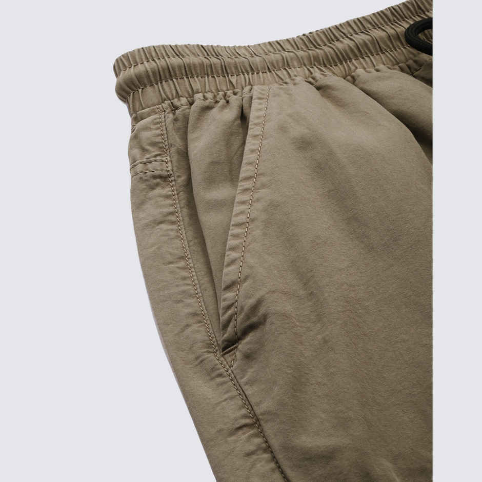 Bene Kleed Unisex Parachute Cargo Trousers | Brown - 30