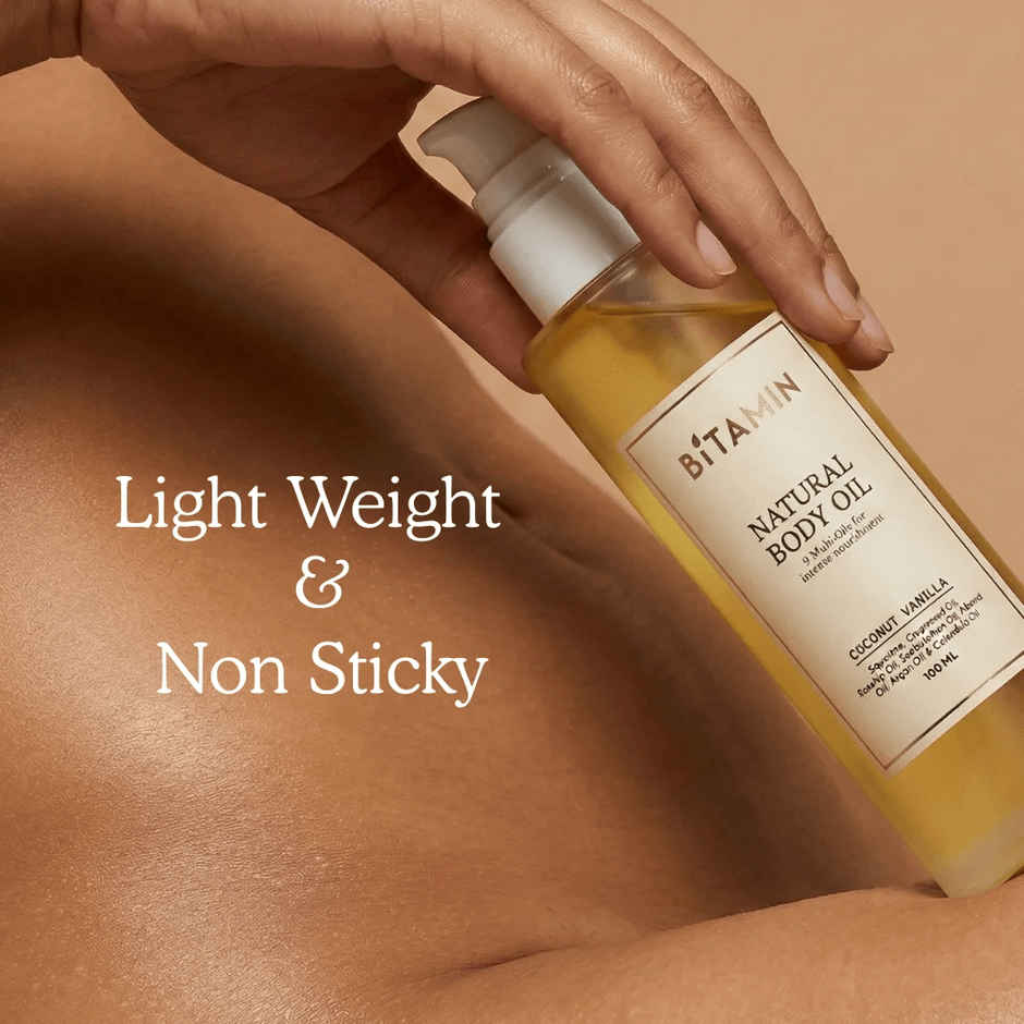 Bitamin Coconut Vanilla Natural Body Oil