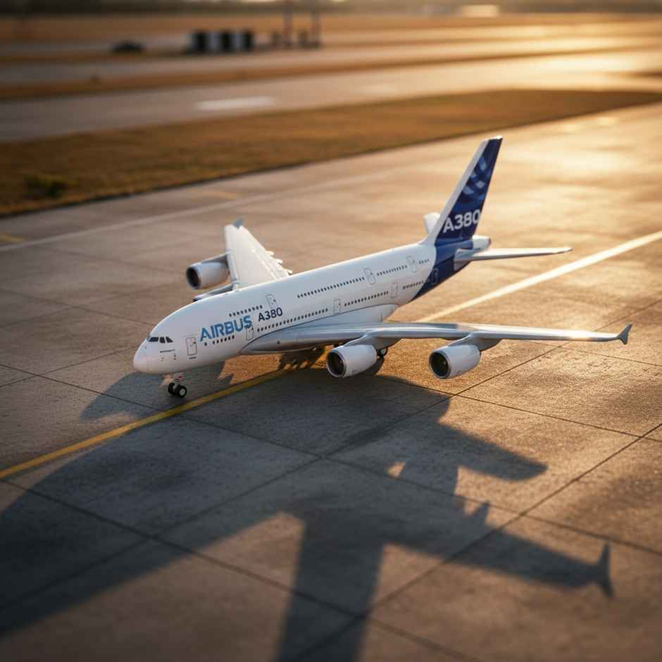 Majorette 1:64 AIRBUS A380-800 Die Cast Airplane