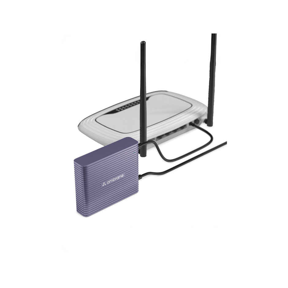 Ambrane Mini UPS for 12V WiFi Router Broadband Modem | Cubervolt | Purple