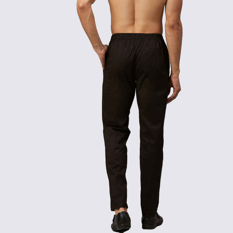 See Designs Men's Solid Pyjamas | Black - S