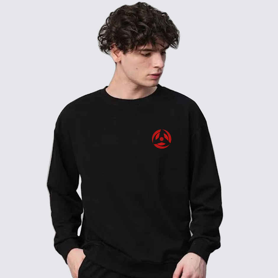 De Tees Men's Sweatshirt | Kakashi | Black - S