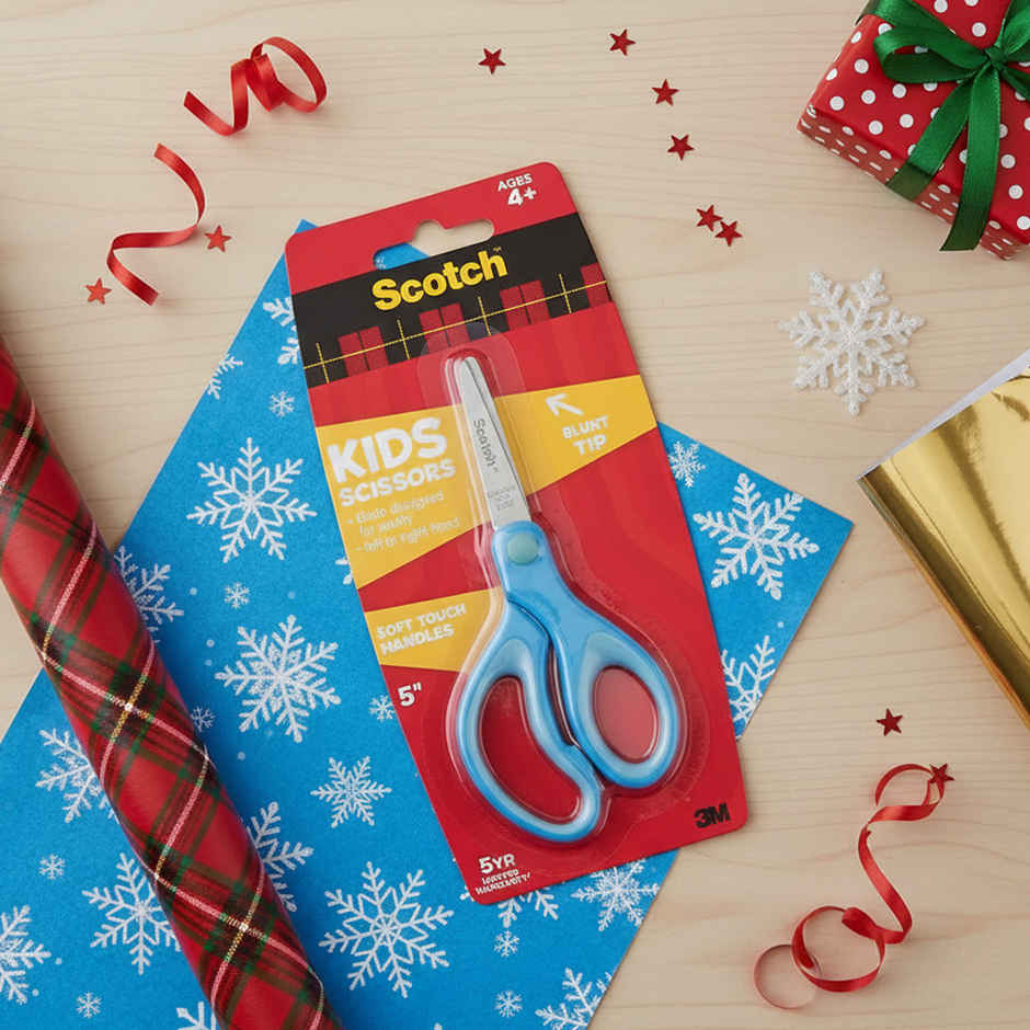 Scotch Kids Soft Grip 5-inch Blunt Tip Scissor | Assorted