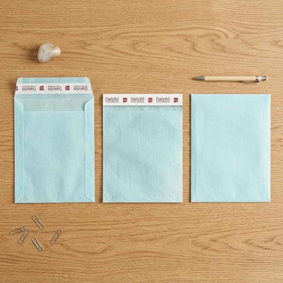 ABK Business Document Courier Envelope, Self Sealed, Laminated cloth lined Size A4 - 12"x10" (Pack Of 25)