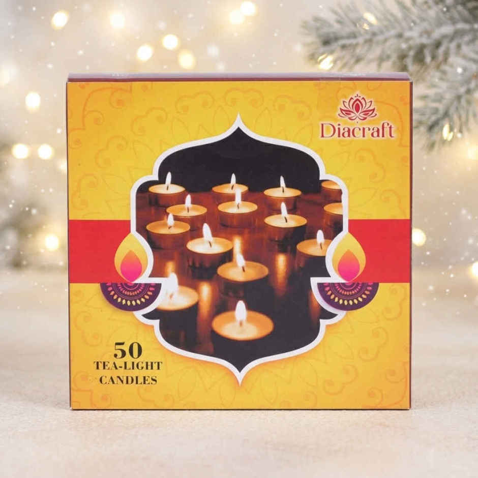 Tea Light Candles Pack | Pack of 50 | Pichai