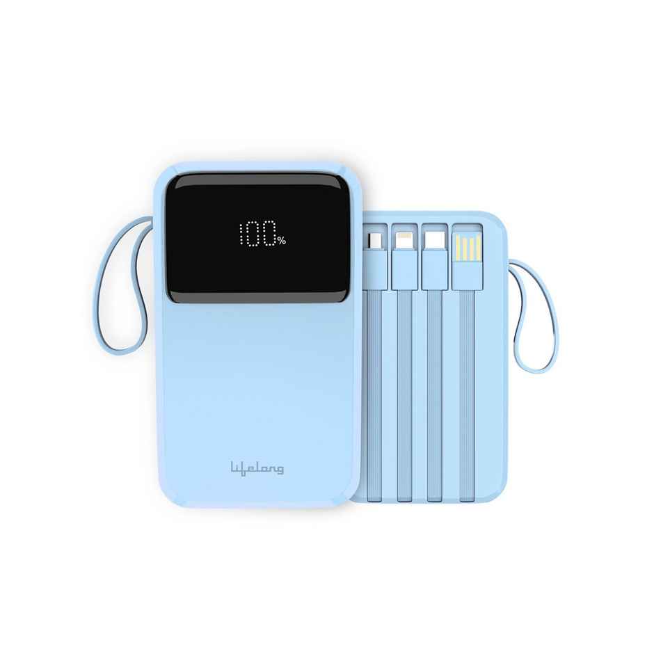 Lifelong ZenCharge 20000 mAh 22.5 W Compact PocketSize PowerBank 6 Input/Output Port (LLPBVA21)