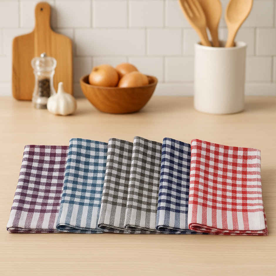 HD Creations Kitchen Check Duster Cloth | 46 x 46 cm