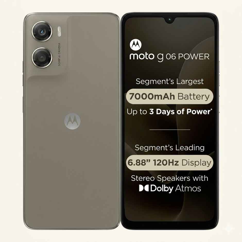 Motorola g06 Power 4GB RAM | 64GB Storage | Pantone Laurel Oak