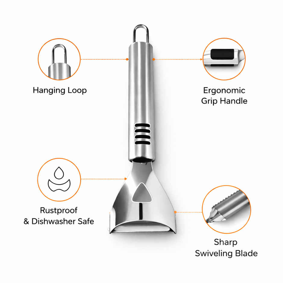 Petals Stainless Steel Kitchen Vegetable/Fruit Y Shaped Peeler