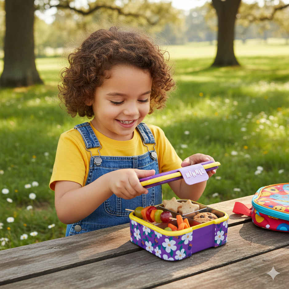 Striders Supreme Multi Compartment Sandwich Box Minnie Sunshine
