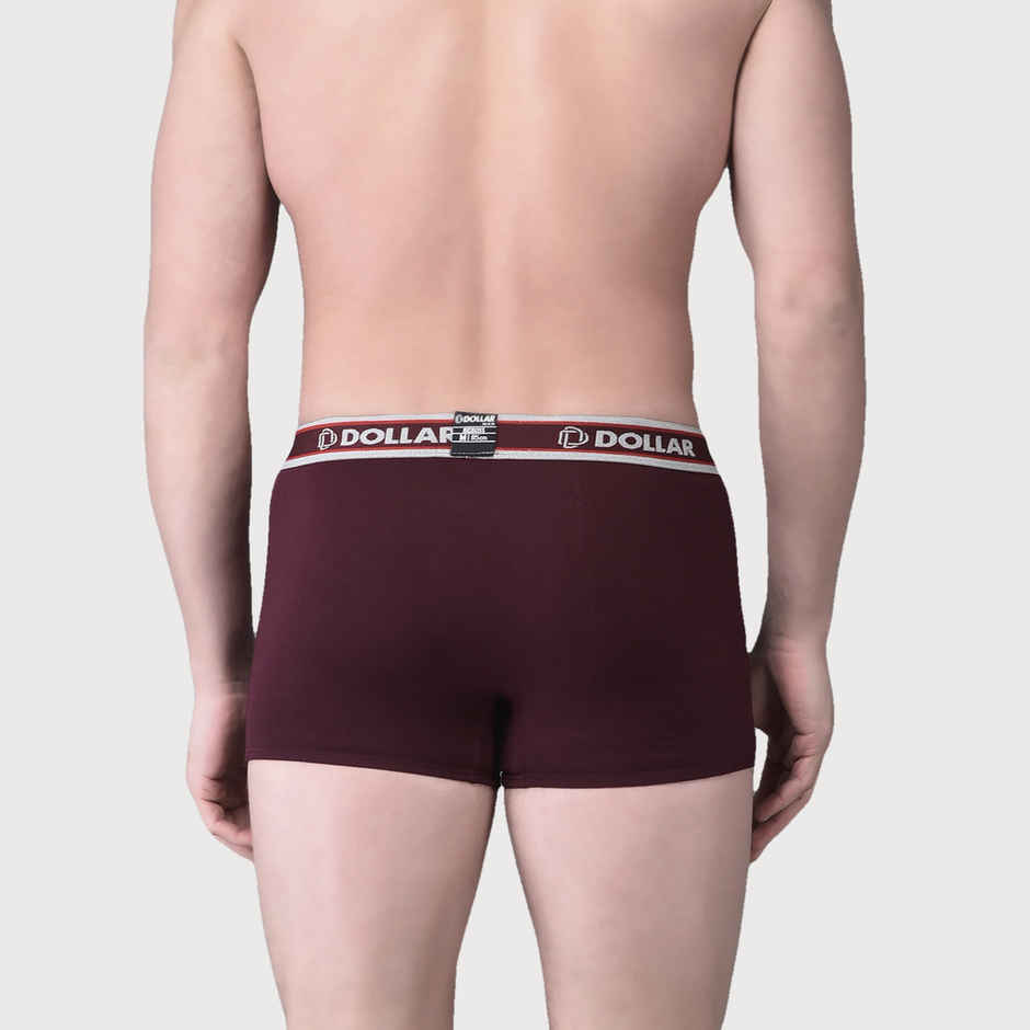 Dollar Bigboss Men's Solid Combed Trunk With Double Pouch Support | Pack Of 2 | Assorted - XXL