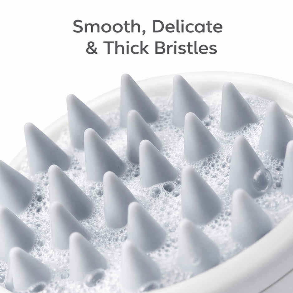 Sanfe Prolume Hair Scalp Massager Brush for Shampoo & Oil | Silicone Head Massager