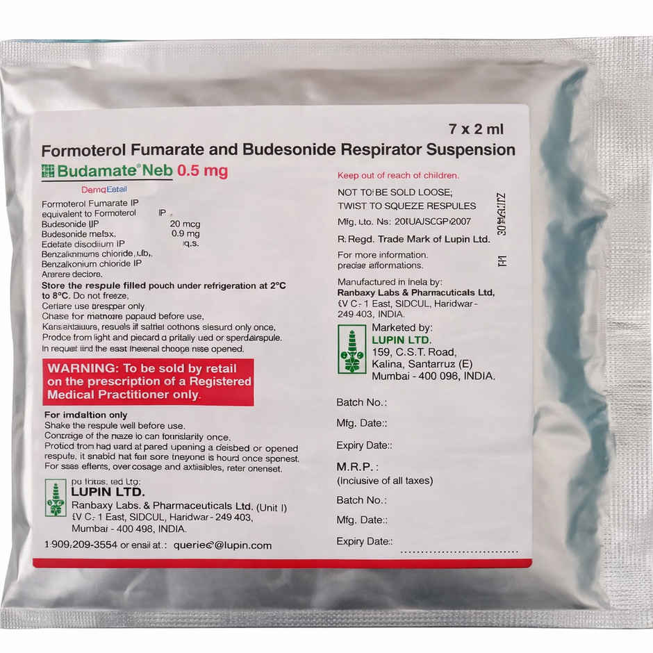 Budamate Neb 0.5mg Respule