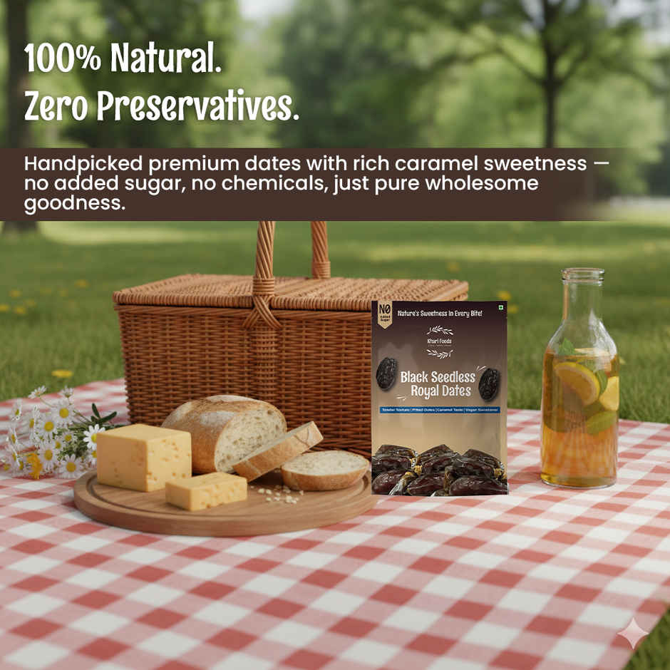 Khari Foods Royal Seedless Dates | Khajur