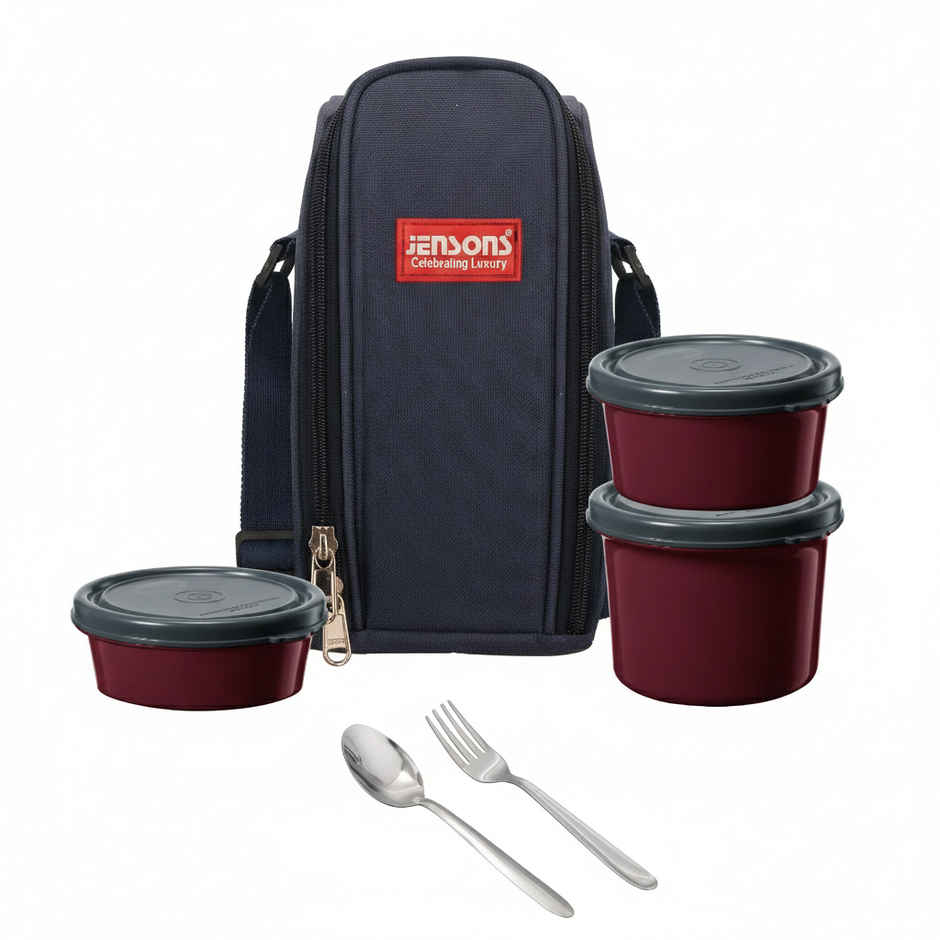 Jenson Microwave Safe Tower Lunch Box | Square