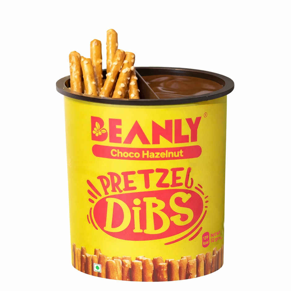 Beanly Choco Hazelnut Spread with Pretzel Sticks