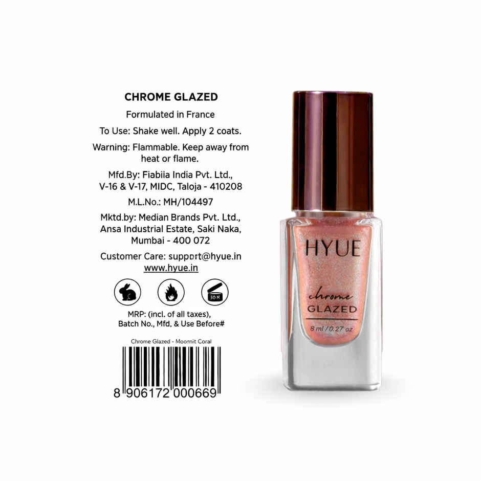 HYUE Chrome Glazed Nail Paint | Moonstone - 124