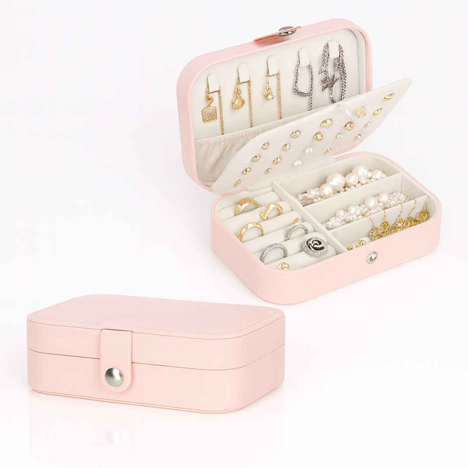 Zedak Portable Jewellery Organizer | Baby Pink