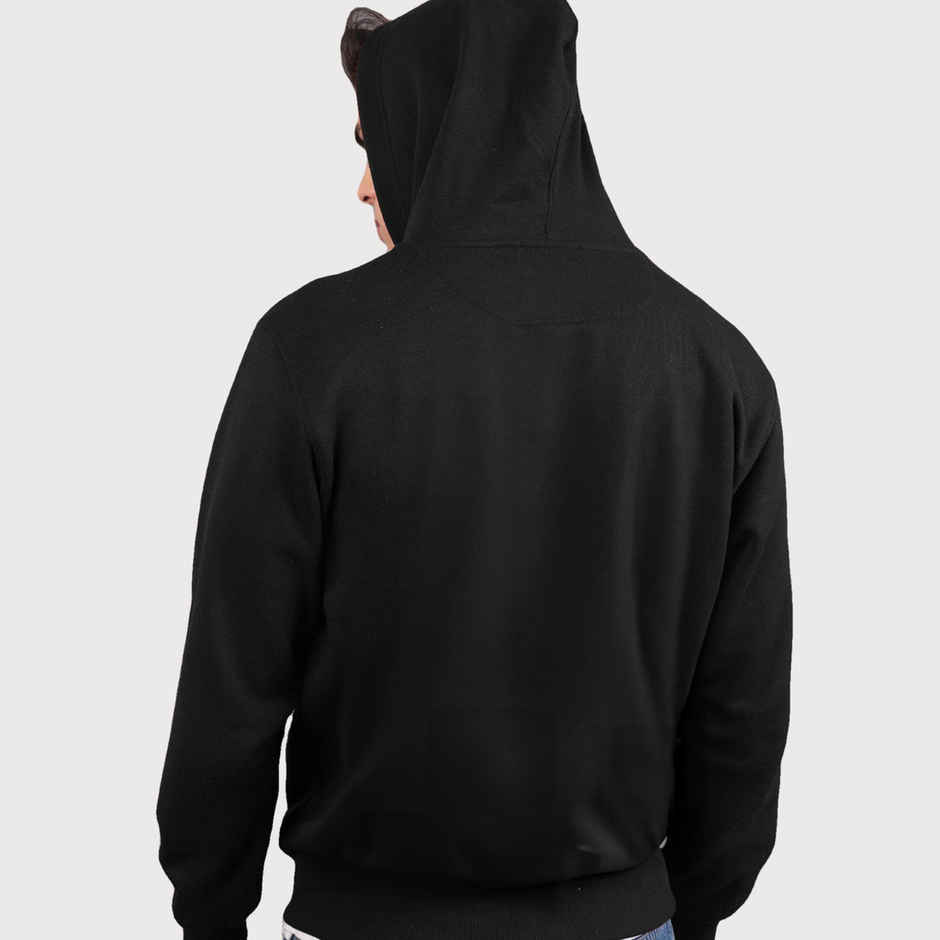 FREECULTR Men's Zipper | Cotton Fleece | Relaxed Fit Hoodie - Black - L
