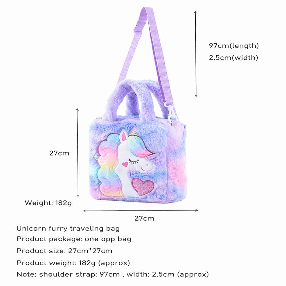 Kidara Kids Crossbody Unicorn Handbag Purple