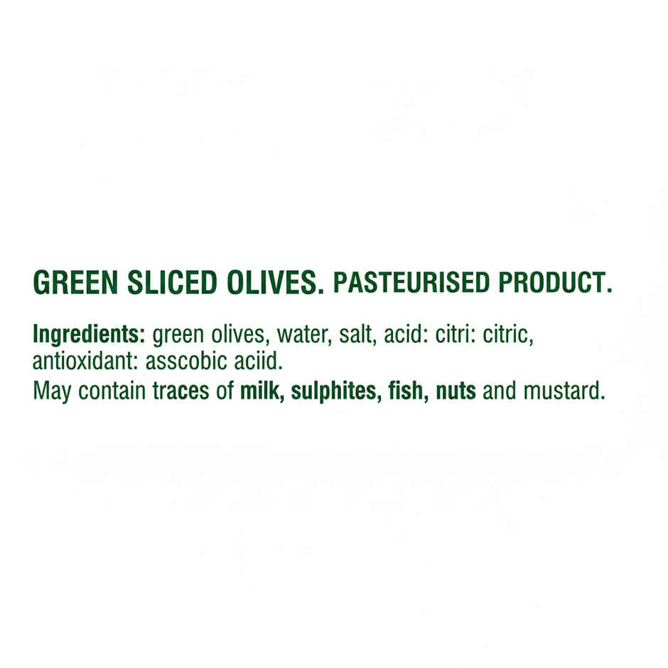 Green Sliced Olives