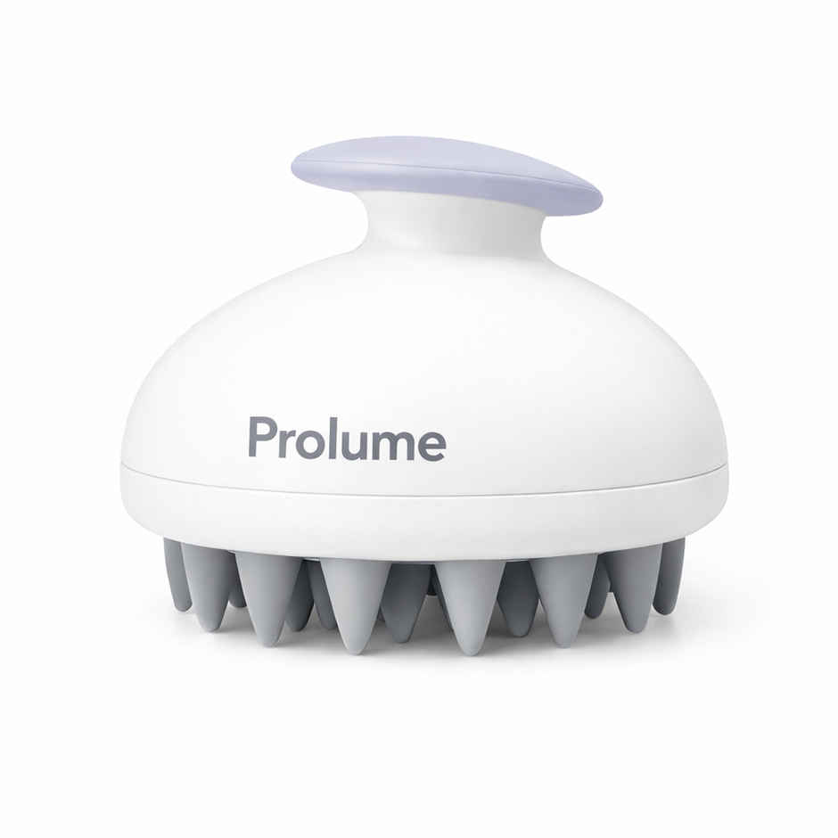 Sanfe Prolume Hair Scalp Massager Brush for Shampoo & Oil | Silicone Head Massager