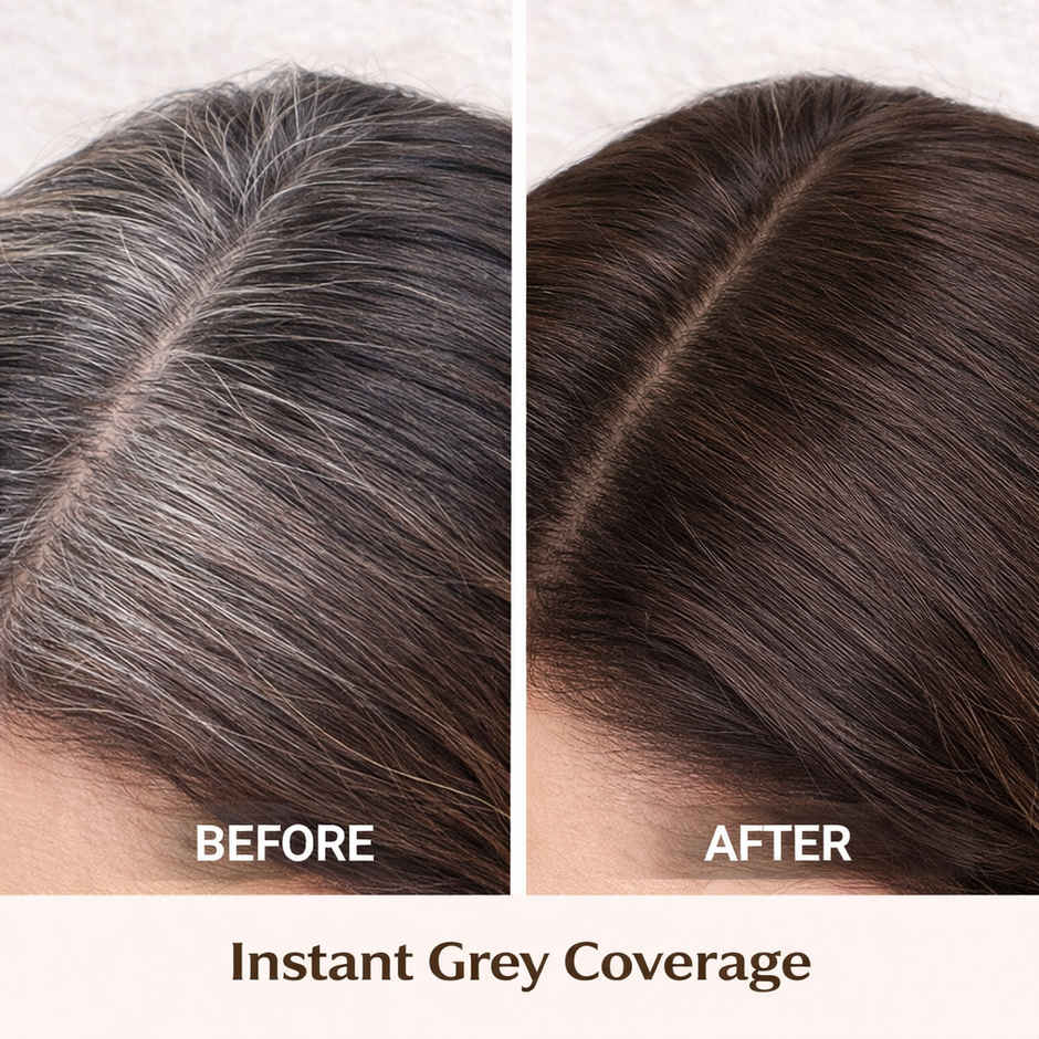Sanfe QuickTint Instant Hair Color Powder For Grey Coverage