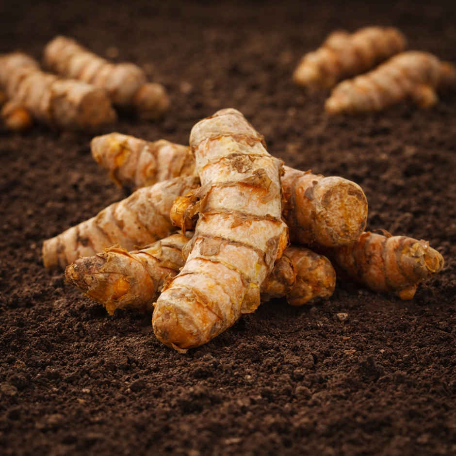 Organically Grown Raw Turmeric