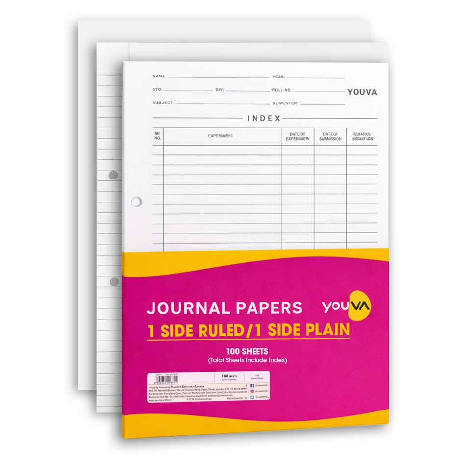 Youva Journal Papers - Smooth and Durable | White