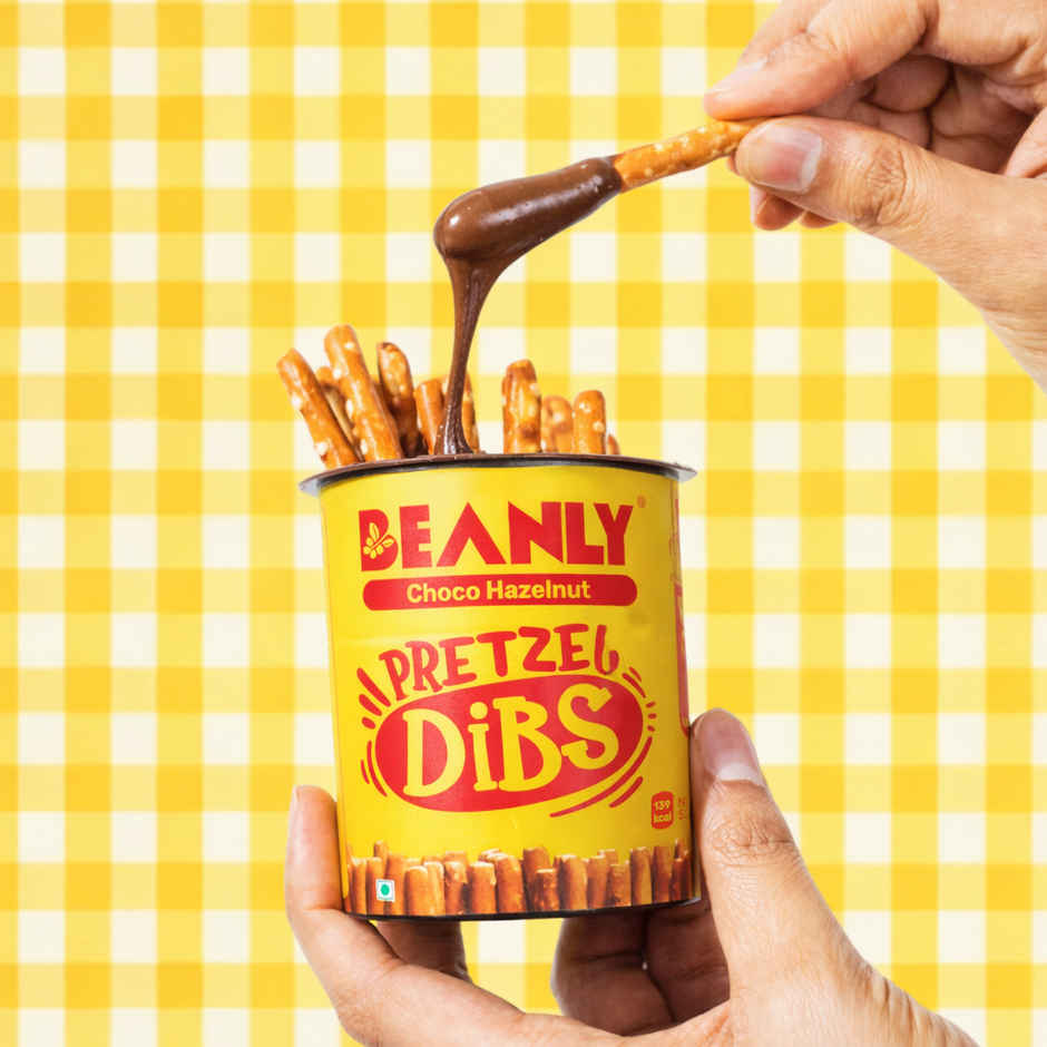 Beanly Choco Hazelnut Spread with Pretzel Sticks